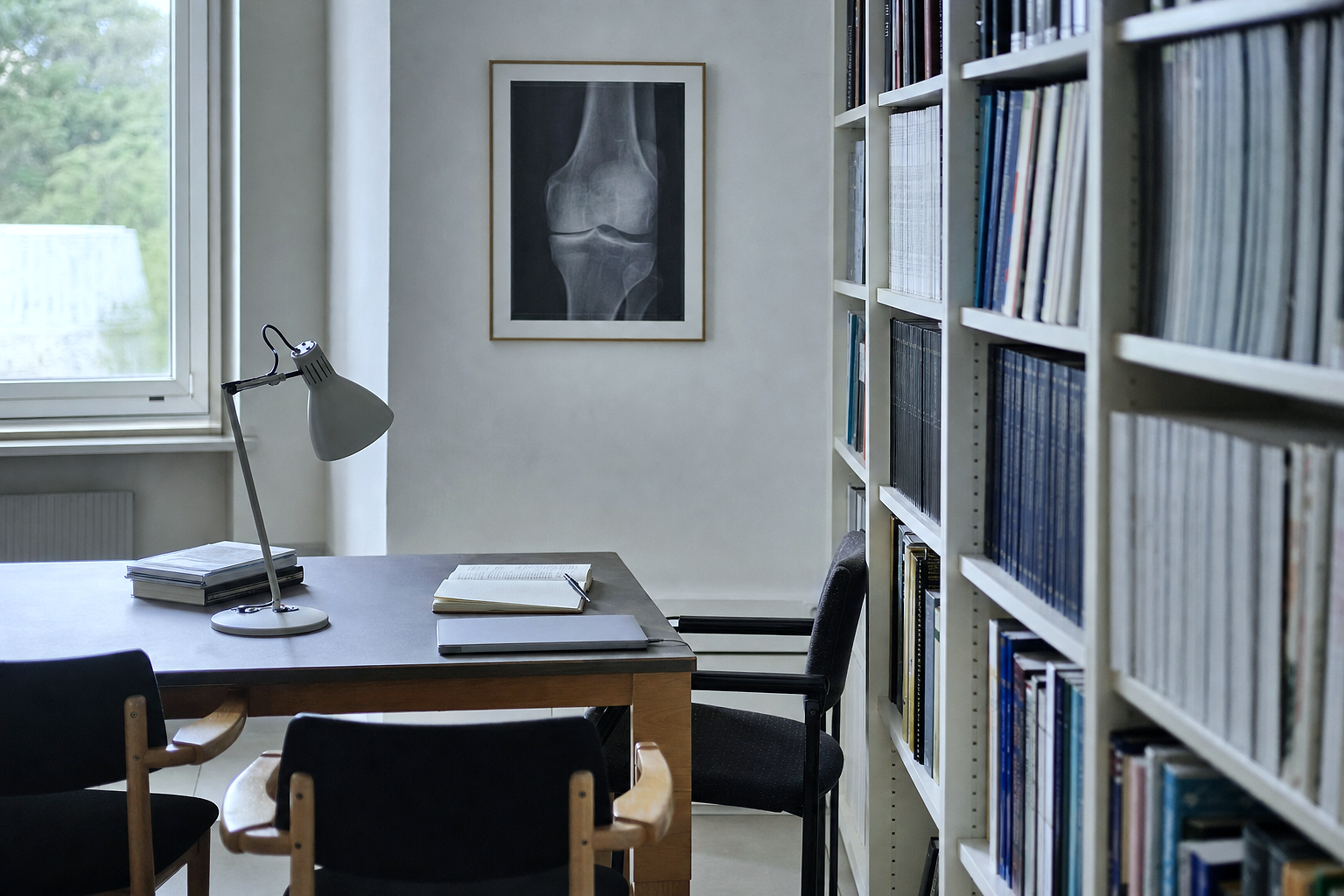 The journal library at Chrisalys Surgery
