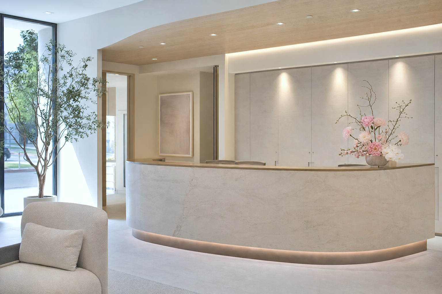 Reception at Chrisalys Surgery in Beverly Hills